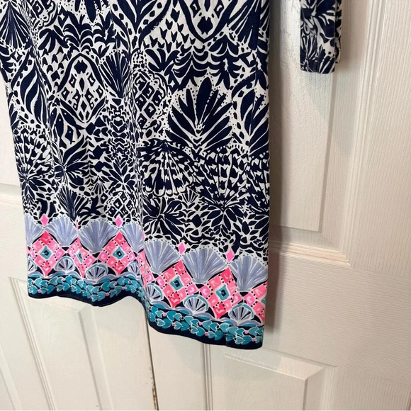 Lilly Pulitzer Vivvy Dress By Land or By Sea High Tide Navy Size XSmall XS - Picture 15 of 16